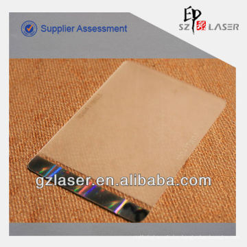 Hologram laminated pouch film for pvc id card